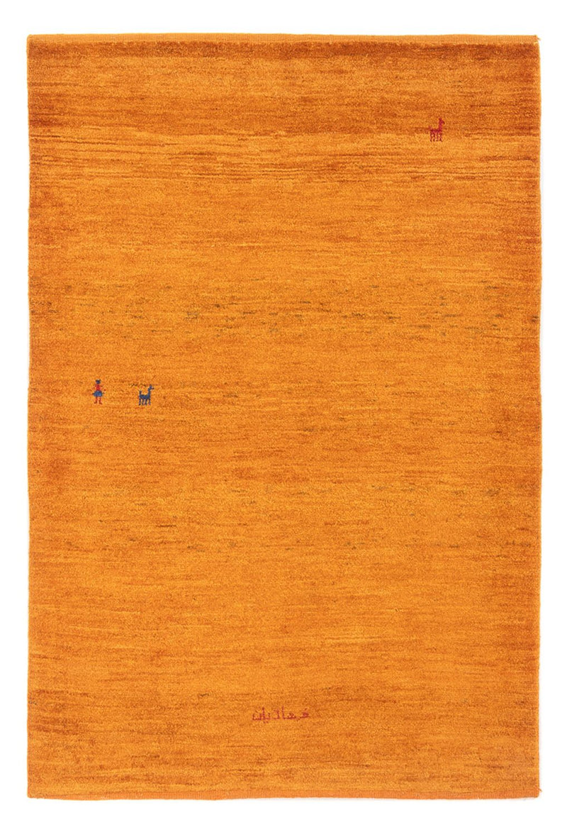 Tapis Gabbeh - Persan - 148 x 103 cm - orange