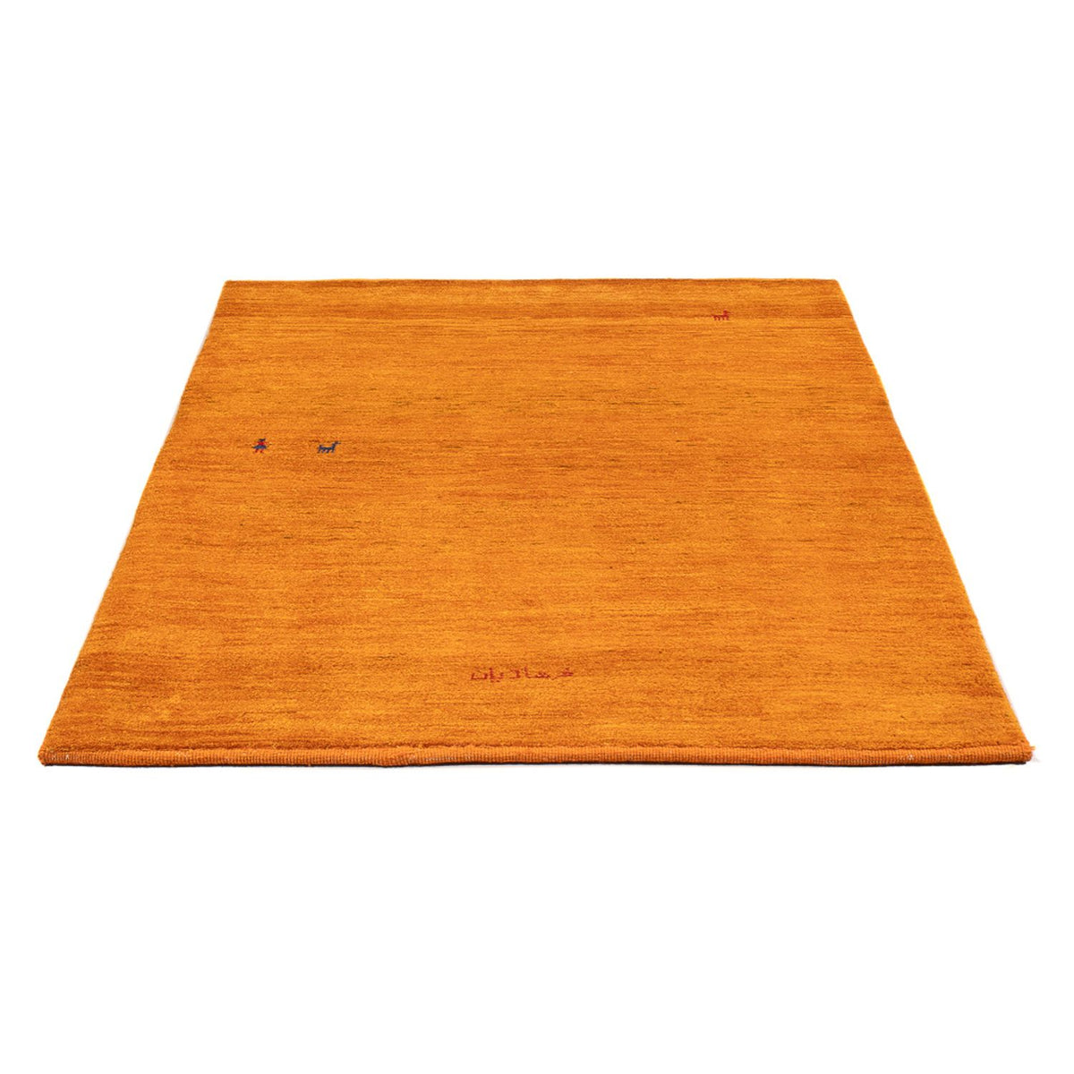 Tapis Gabbeh - Persan - 148 x 103 cm - orange