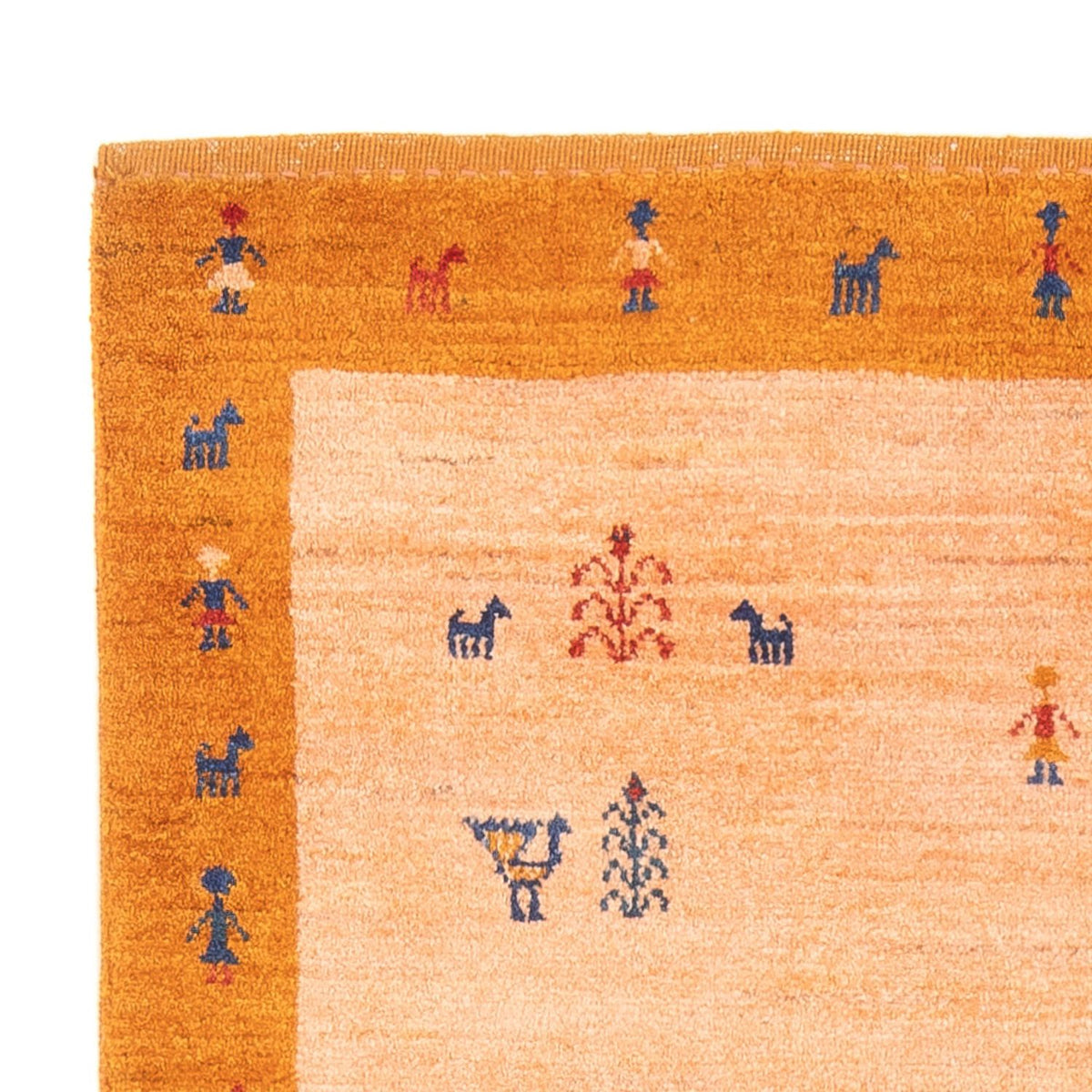 Tapis Gabbeh - Persan - 149 x 99 cm - multicolore