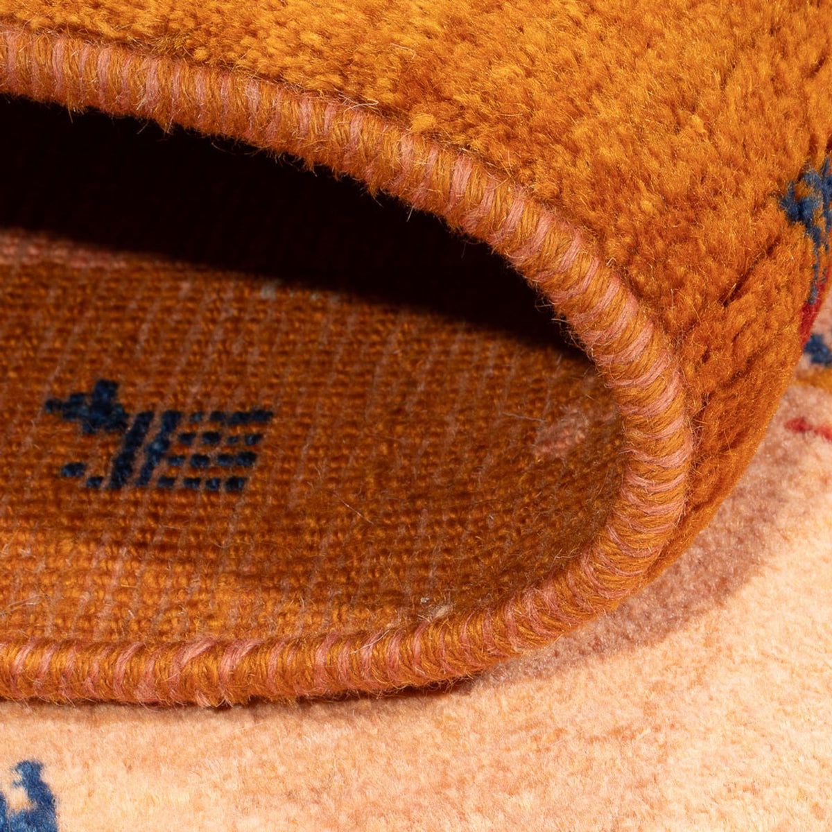 Tapis Gabbeh - Persan - 149 x 99 cm - multicolore