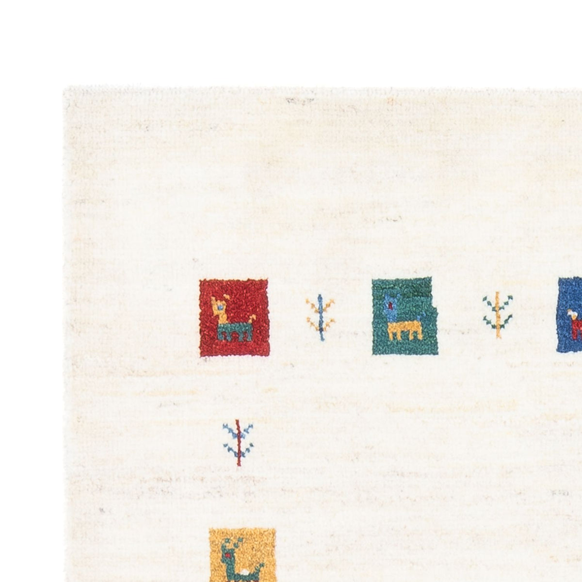 Tapis Gabbeh - Persan - 151 x 100 cm - multicolore