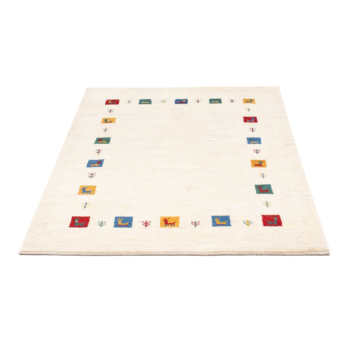 Tapis Gabbeh - Persan - 151 x 100 cm - multicolore