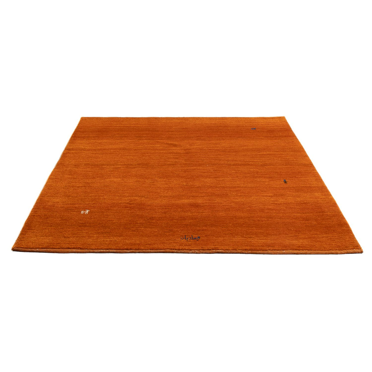 Tapis Gabbeh - Persan - 189 x 151 cm - orange