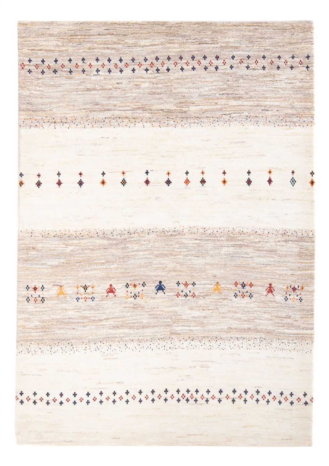 Tapis Gabbeh - Persan - 209 x 150 cm - multicolore