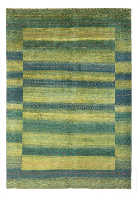 Tapis Gabbeh - Persan - 204 x 148 cm - vert foncé