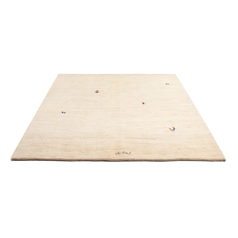 Tapis Gabbeh - Persan - 207 x 155 cm - argent