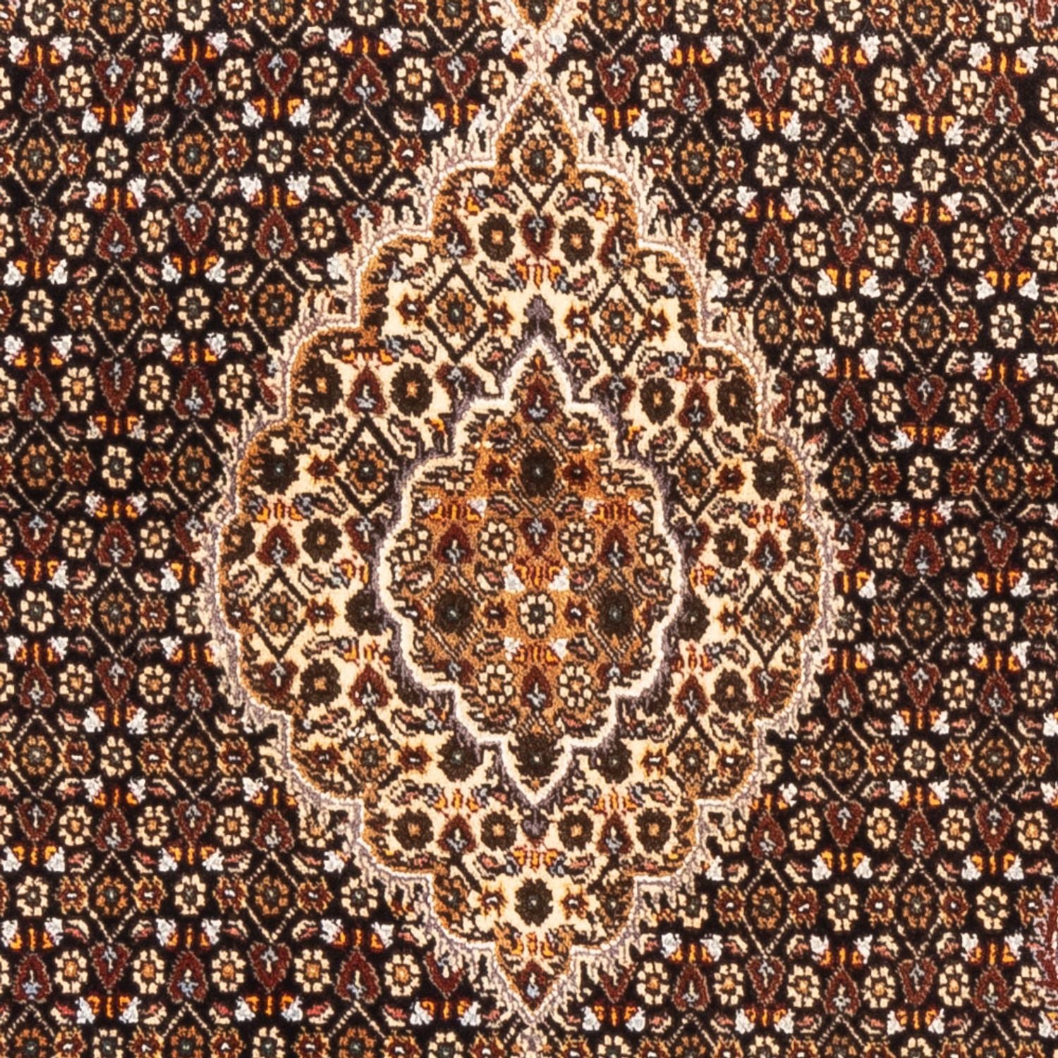 Tapis persan - Tabriz - Royal - 147 x 105 cm - bleu foncé