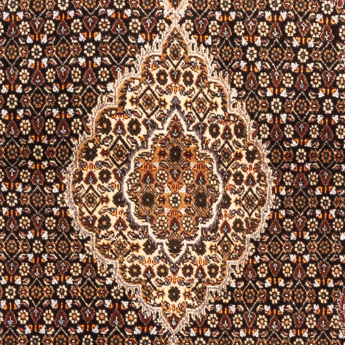 Tapis persan - Tabriz - Royal - 147 x 105 cm - bleu foncé