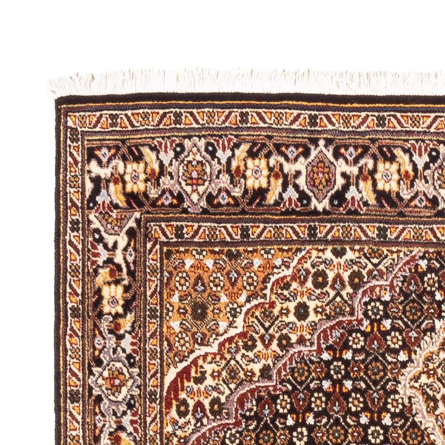 Tapis persan - Tabriz - Royal - 147 x 105 cm - bleu foncé