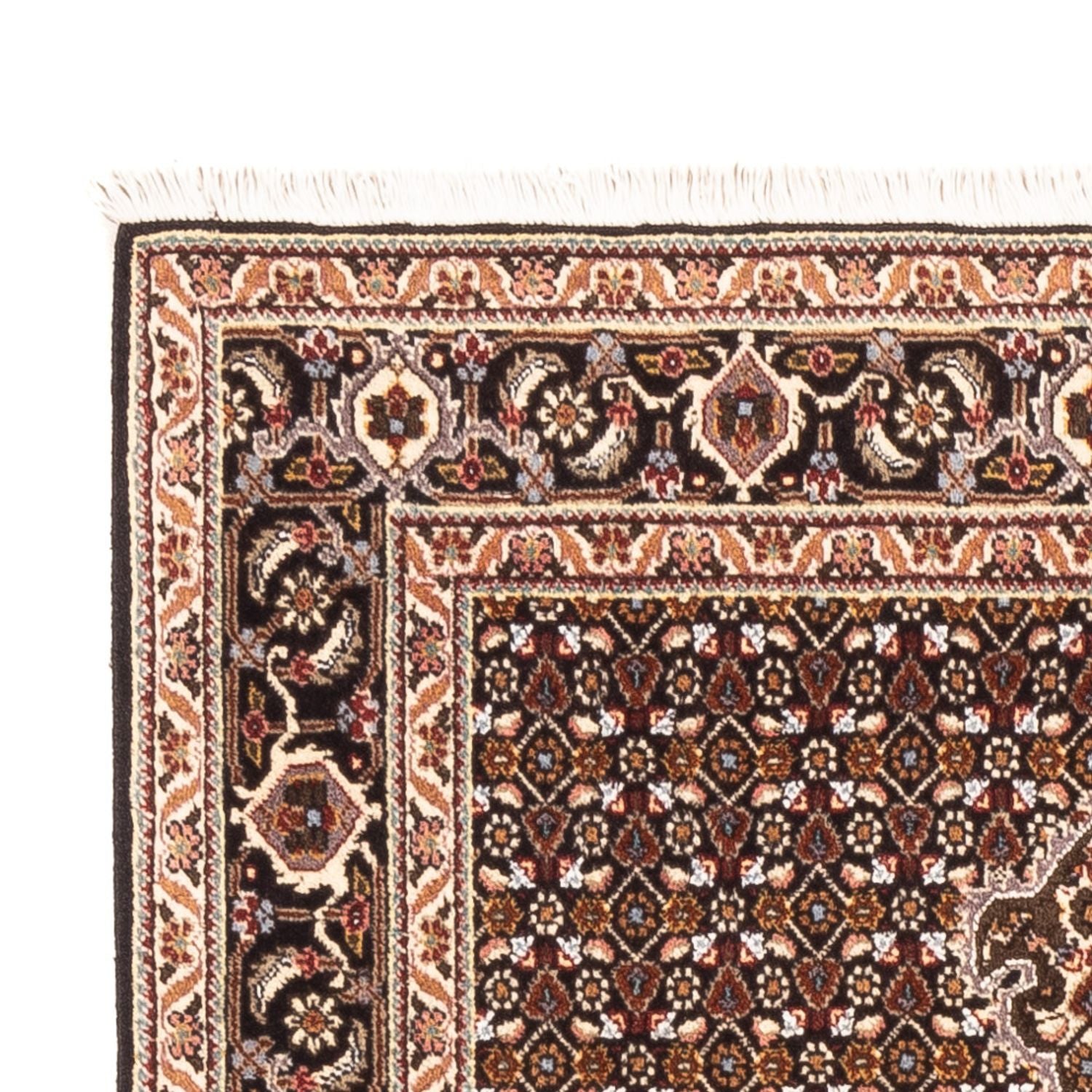 Tapis persan - Tabriz - Royal - 150 x 102 cm - bleu foncé