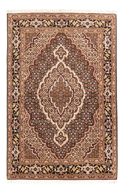 Tapis persan - Tabriz - Royal - 144 x 101 cm - bleu foncé