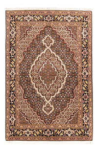 Tapis persan - Tabriz - Royal - 144 x 101 cm - bleu foncé