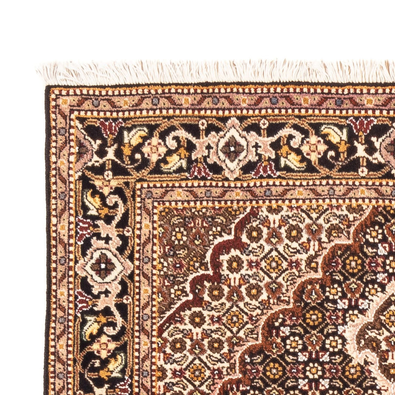 Tapis persan - Tabriz - Royal - 144 x 101 cm - bleu foncé