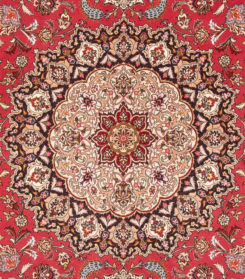 Tapis persan - Tabriz - Royal carré  - 252 x 252 cm - rouge