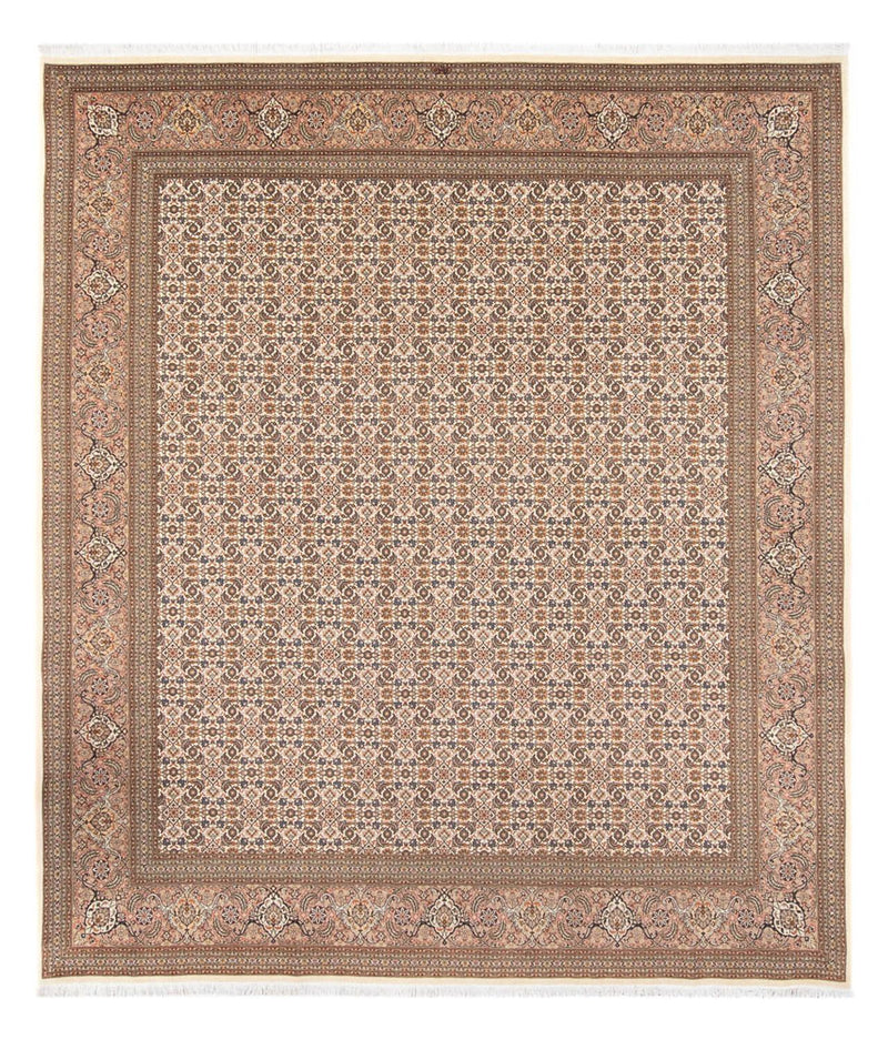 Tapis persan - Tabriz - Royal - 290 x 253 cm - beige foncé