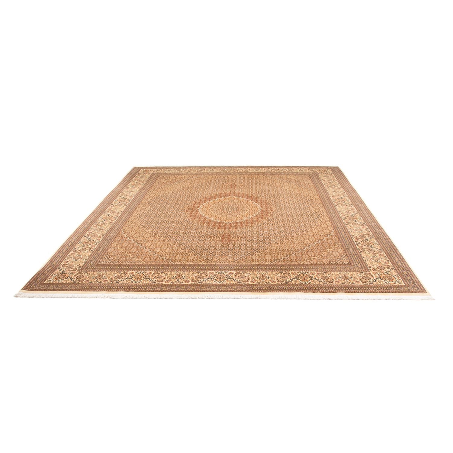 Tapis persan - Tabriz - 290 x 250 cm - marron clair