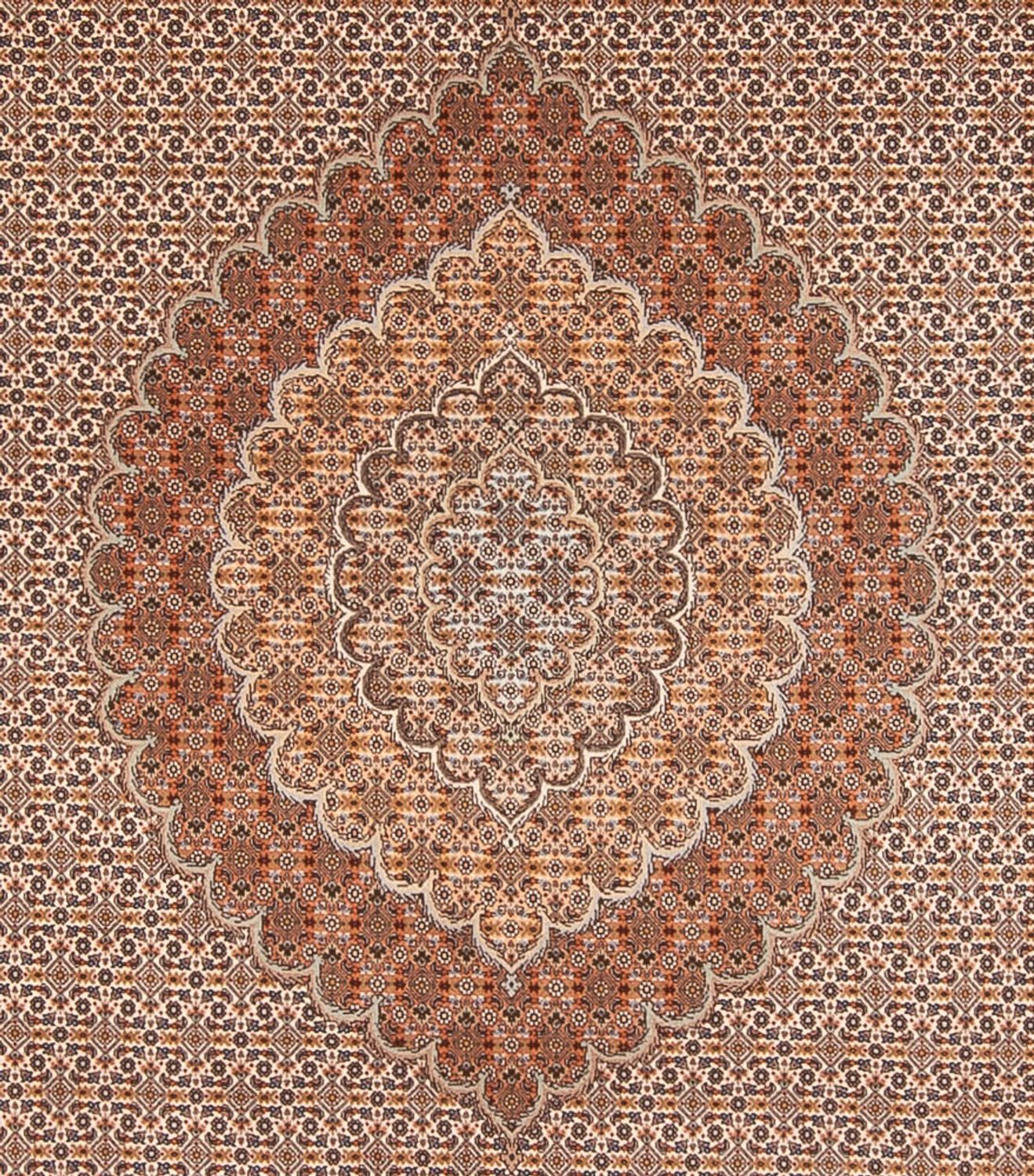Tapis persan - Tabriz - 349 x 254 cm - marron clair