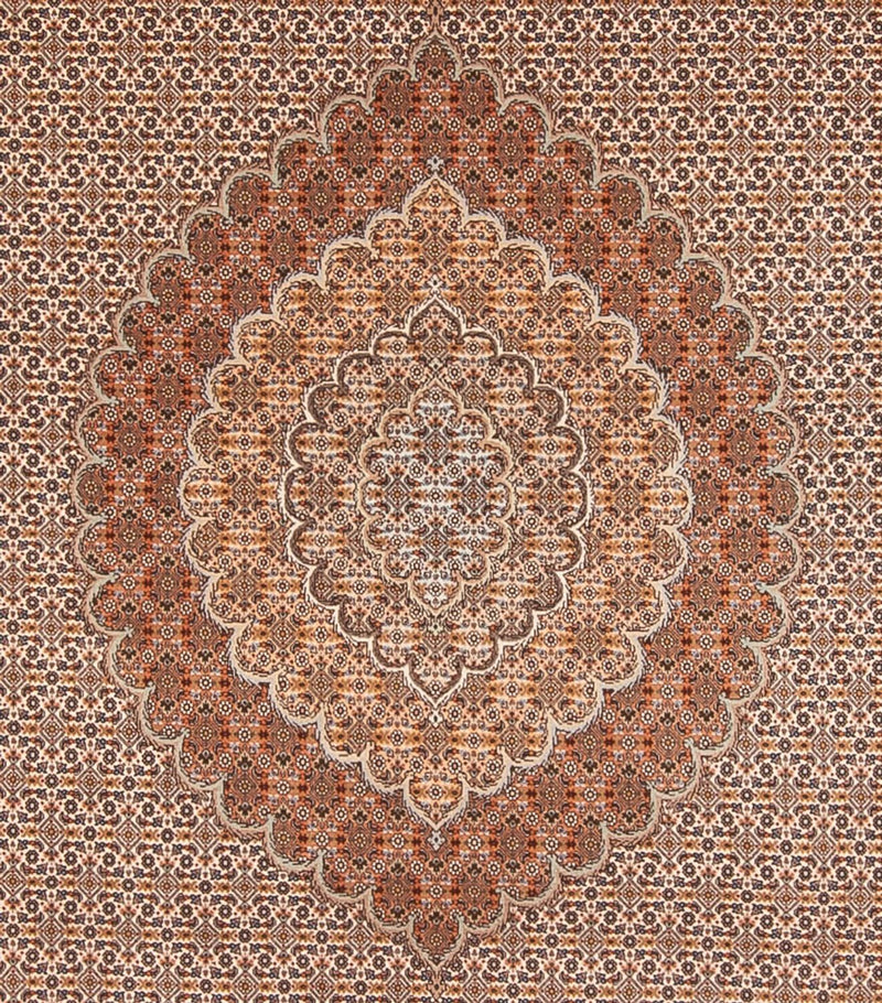 Tapis persan - Tabriz - 349 x 254 cm - marron clair