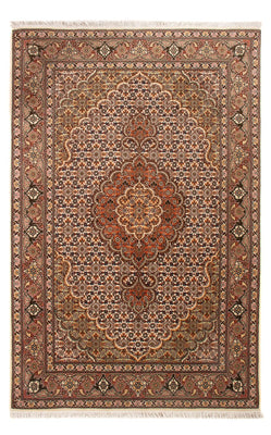 Tapis persan - Tabriz - Royal - 132 x 80 cm - crème