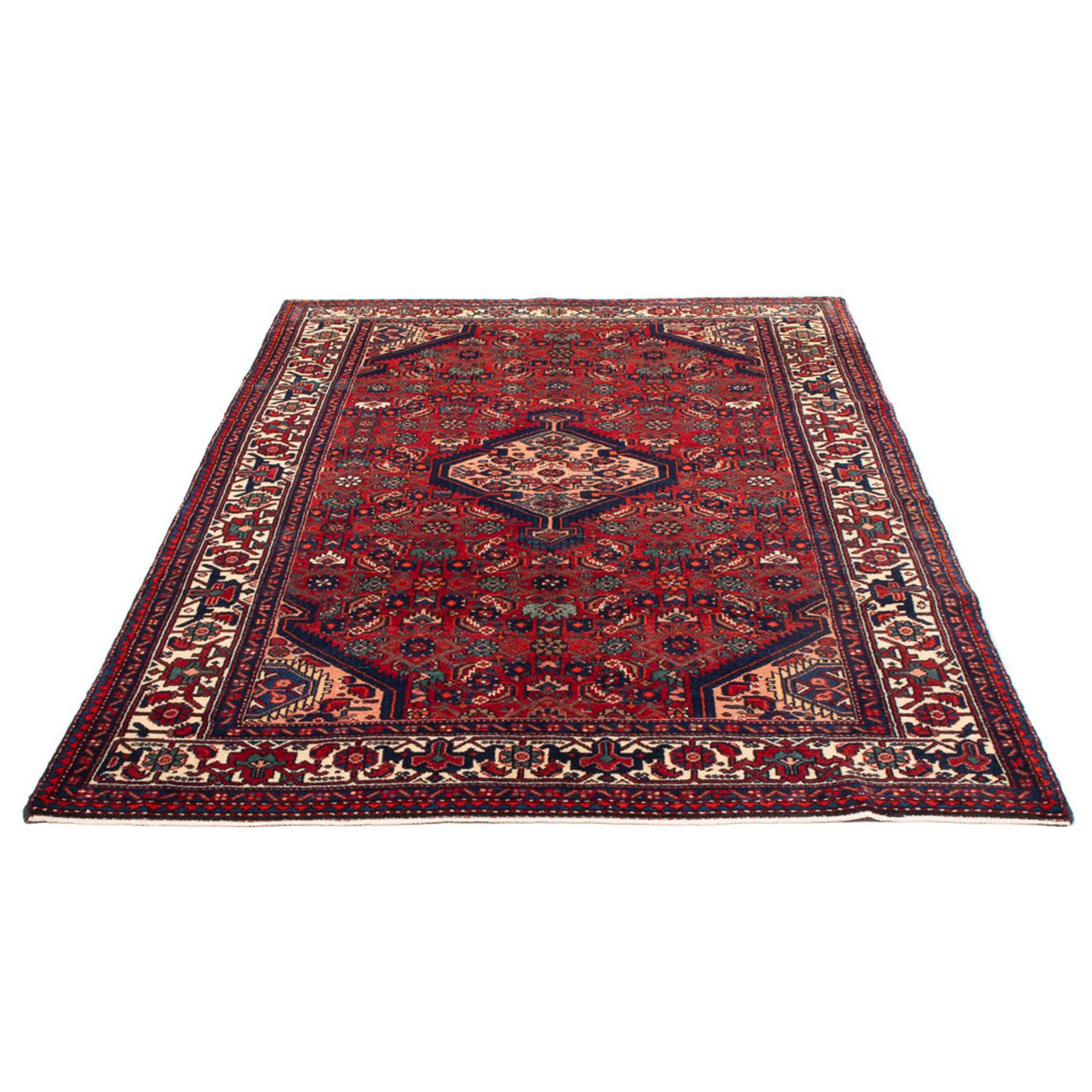 Tapis persan - Nomadic - 220 x 137 cm - rouge