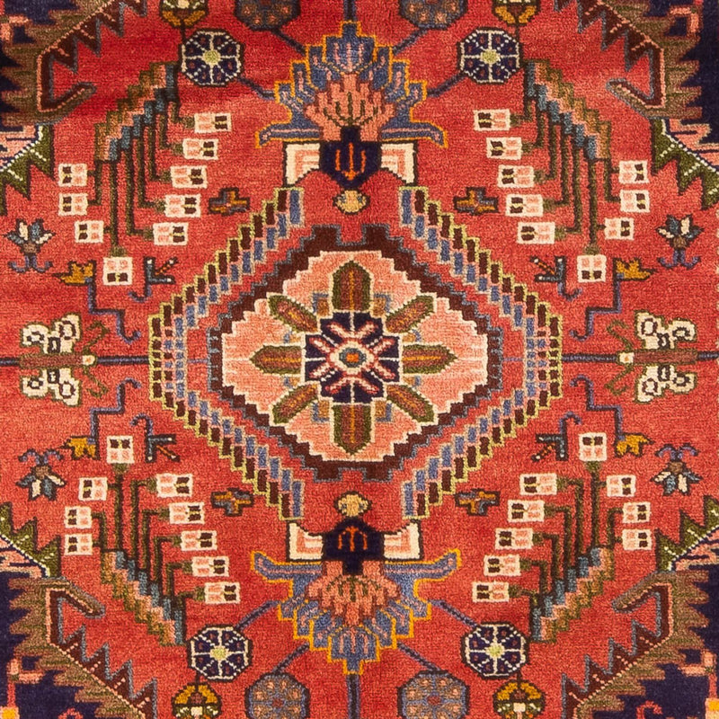Tapis persan - Nomadic - 222 x 140 cm - rouge