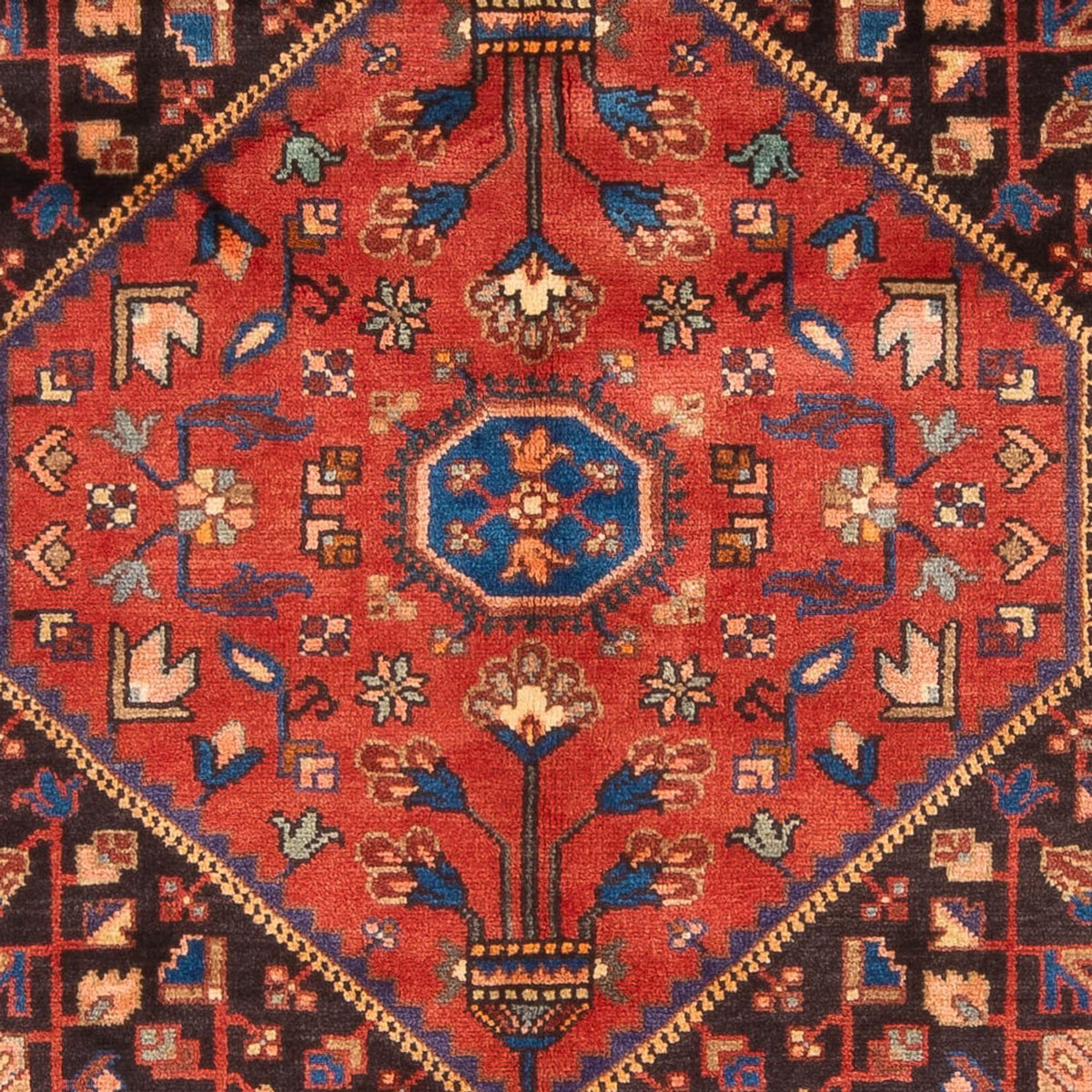 Tapis persan - Nomadic - 232 x 137 cm - bleu foncé