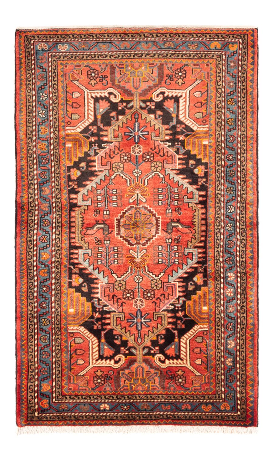 Tapis persan - Nomadic - 164 x 99 cm - rouge