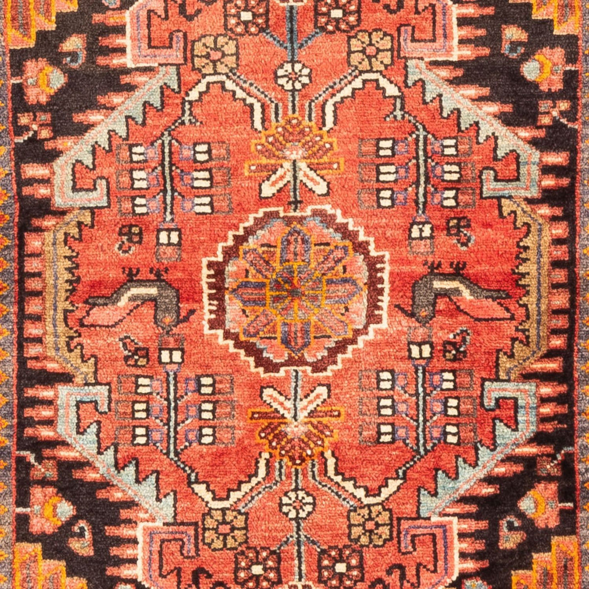 Tapis persan - Nomadic - 164 x 99 cm - rouge