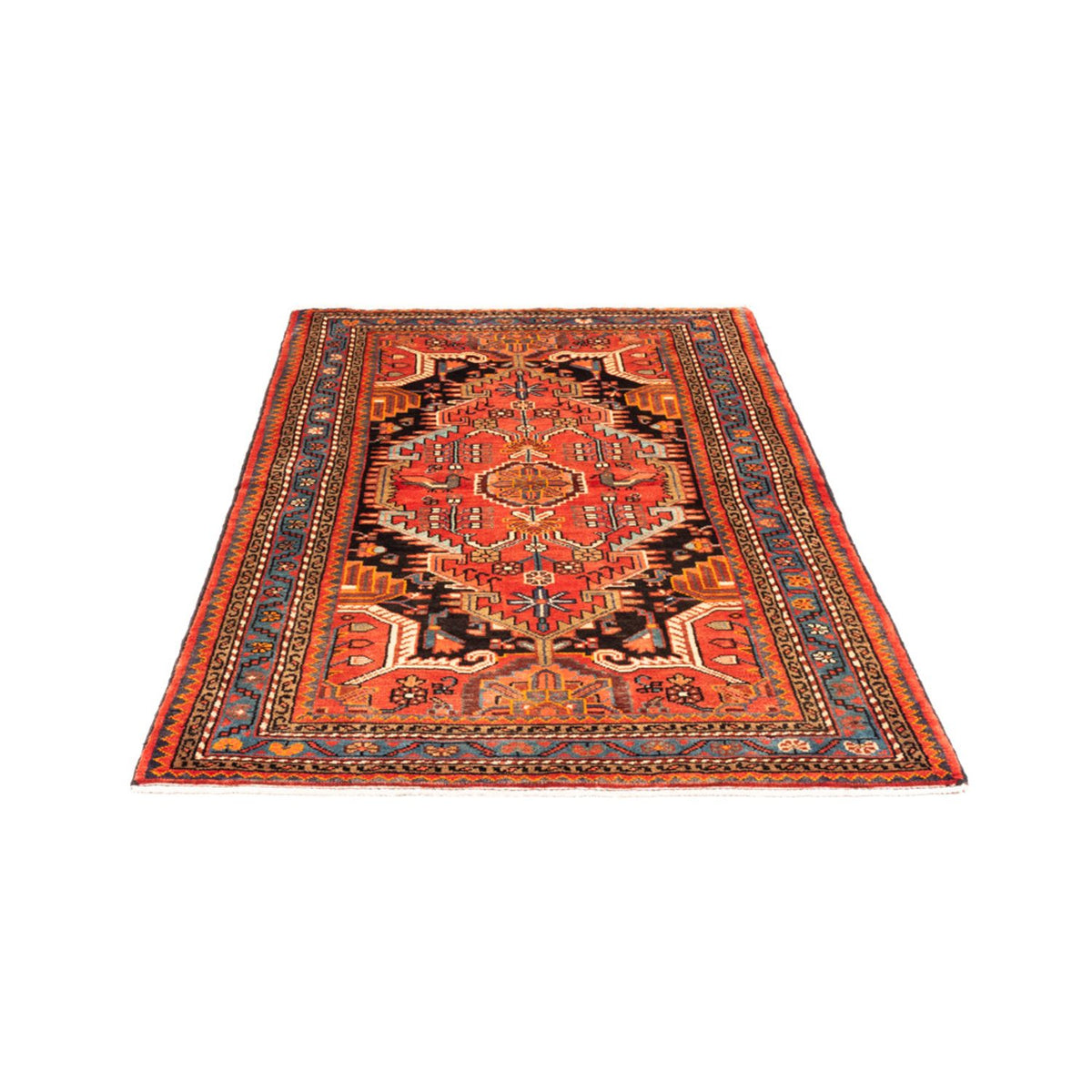 Tapis persan - Nomadic - 164 x 99 cm - rouge
