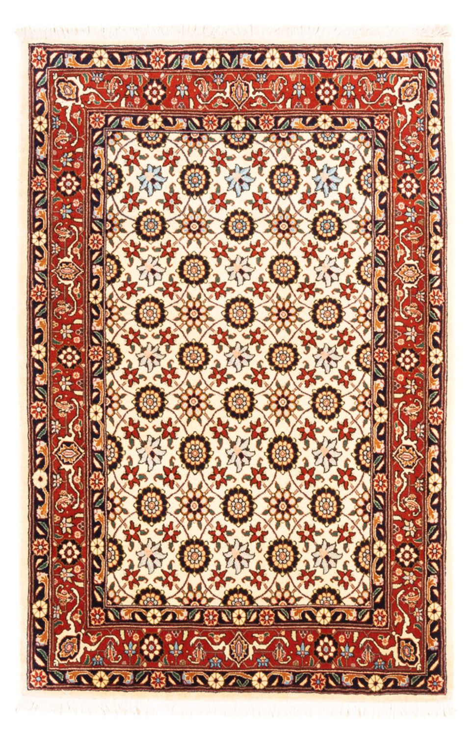 Tapis persan - Nomadic - 150 x 105 cm - crème