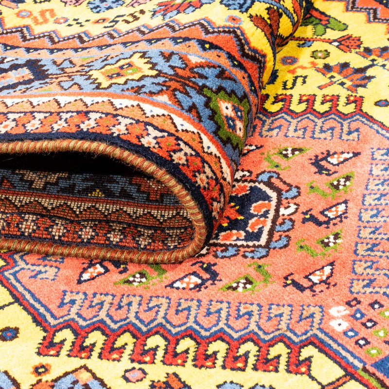 Tapis de couloir Tapis persan - Nomadic - 202 x 78 cm - jaune