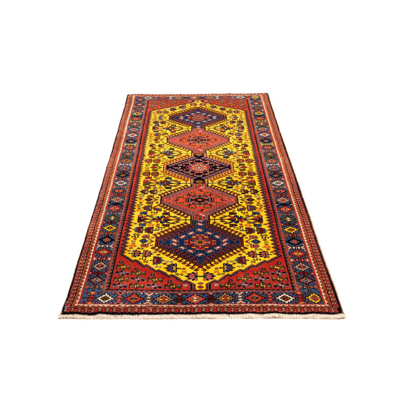 Tapis de couloir Tapis persan - Nomadic - 202 x 78 cm - jaune