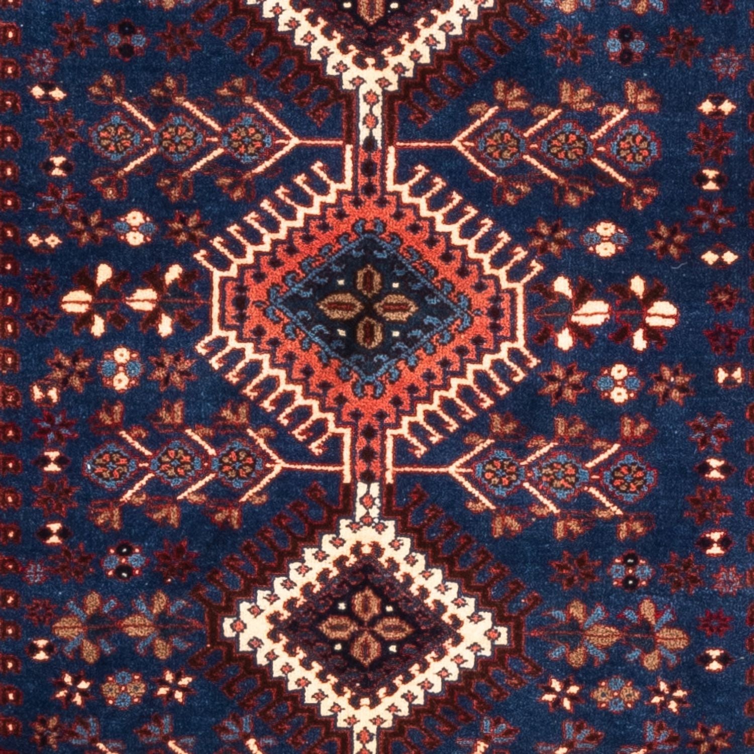 Tapis de couloir Tapis persan - Nomadic - 192 x 85 cm - bleu foncé