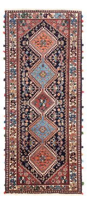 Tapis de couloir Tapis persan - Nomadic - 200 x 83 cm - bleu foncé