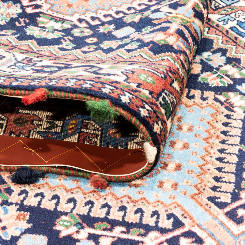 Tapis de couloir Tapis persan - Nomadic - 200 x 83 cm - bleu foncé