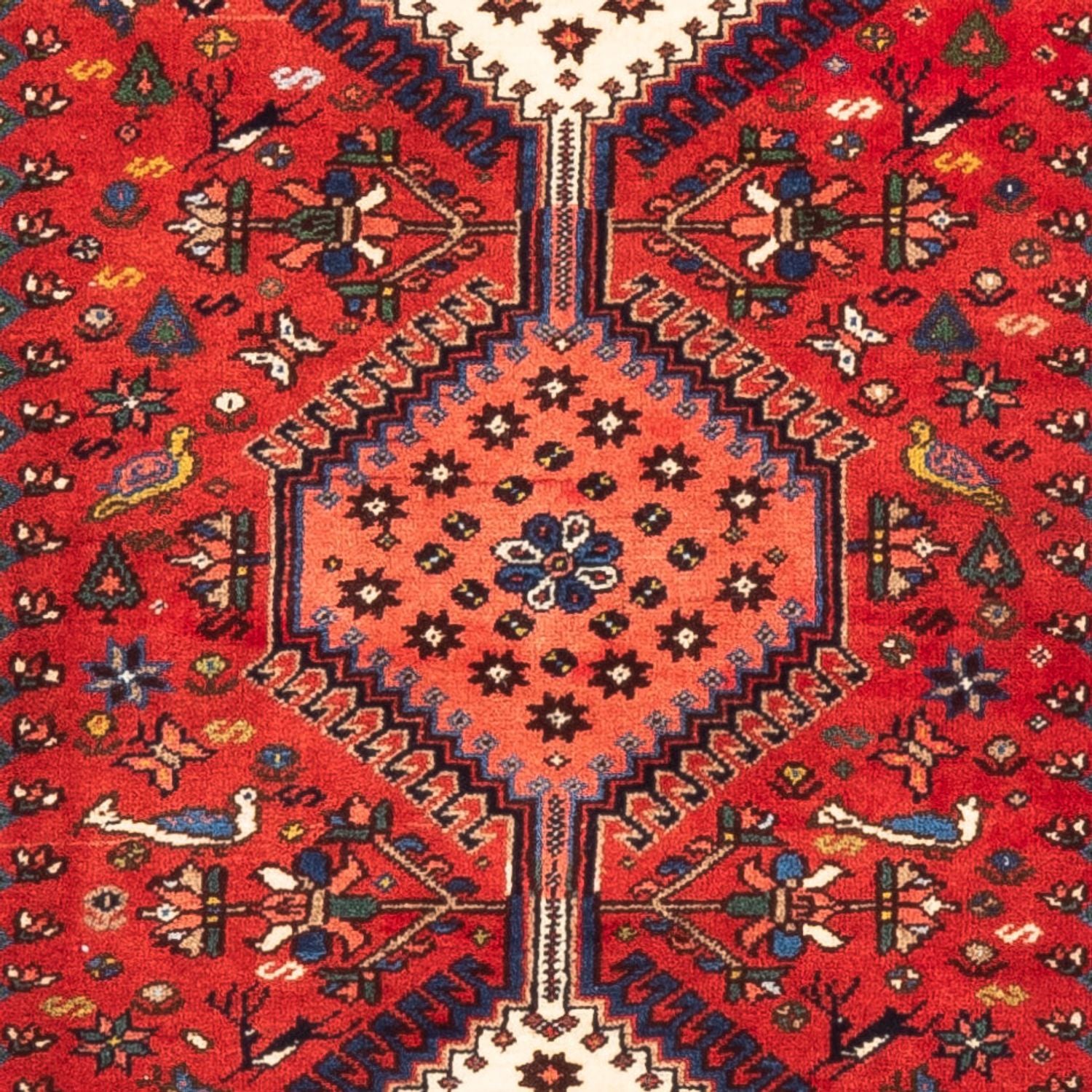 Tapis de couloir Tapis persan - Nomadic - 194 x 81 cm - rouge