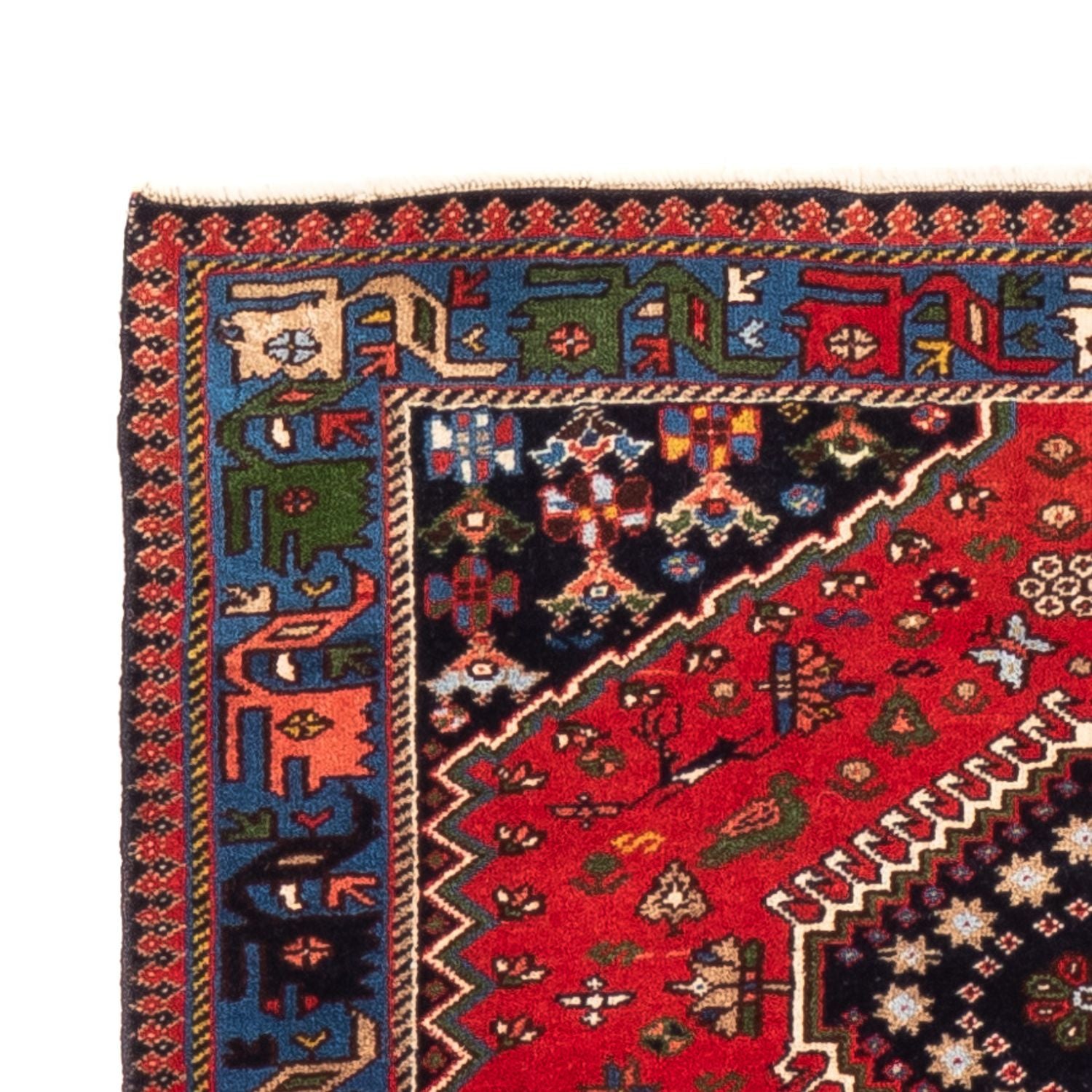 Tapis de couloir Tapis persan - Nomadic - 194 x 81 cm - rouge