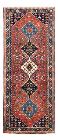 Tapis de couloir Tapis persan - Nomadic - 197 x 80 cm - rouge