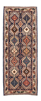 Tapis de couloir Tapis persan - Nomadic - 140 x 50 cm - bleu foncé