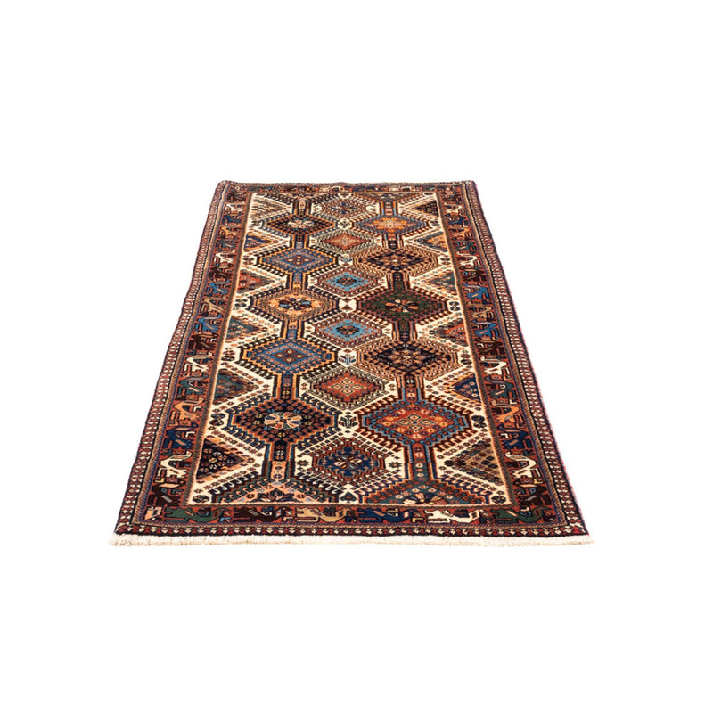 Tapis de couloir Tapis persan - Nomadic - 204 x 83 cm - crème