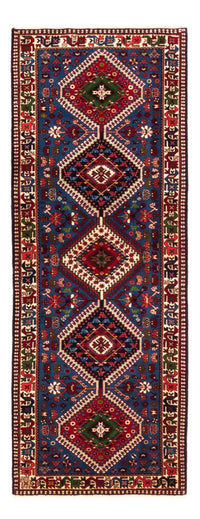 Tapis de couloir Tapis persan - Nomadic - 200 x 79 cm - bleu
