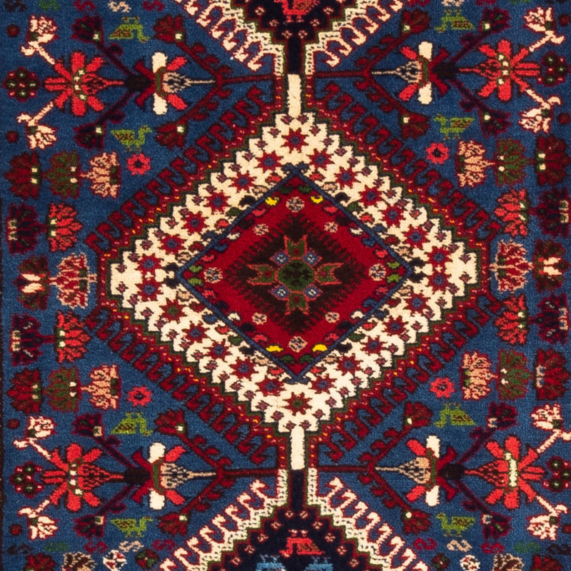 Tapis de couloir Tapis persan - Nomadic - 200 x 79 cm - bleu