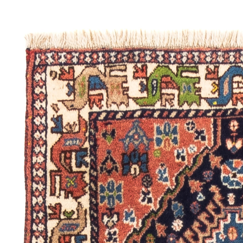 Tapis de couloir Tapis persan - Nomadic - 187 x 60 cm - bleu foncé