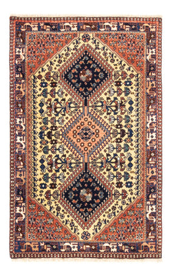Tapis persan - Nomadic - 140 x 74 cm - crème