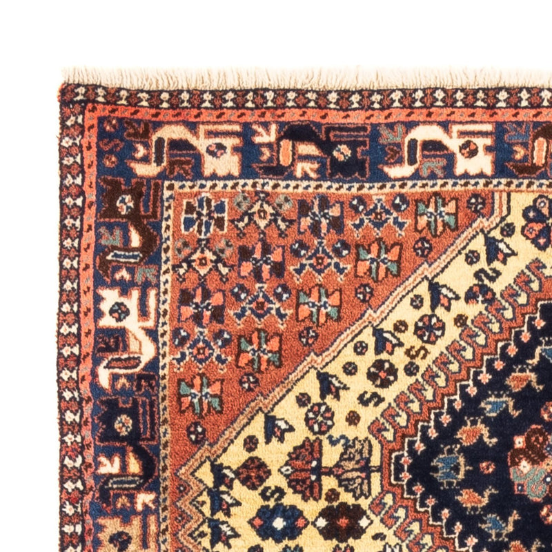 Tapis persan - Nomadic - 140 x 74 cm - crème