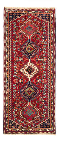 Tapis de couloir Tapis persan - Nomadic - 195 x 82 cm - rouge