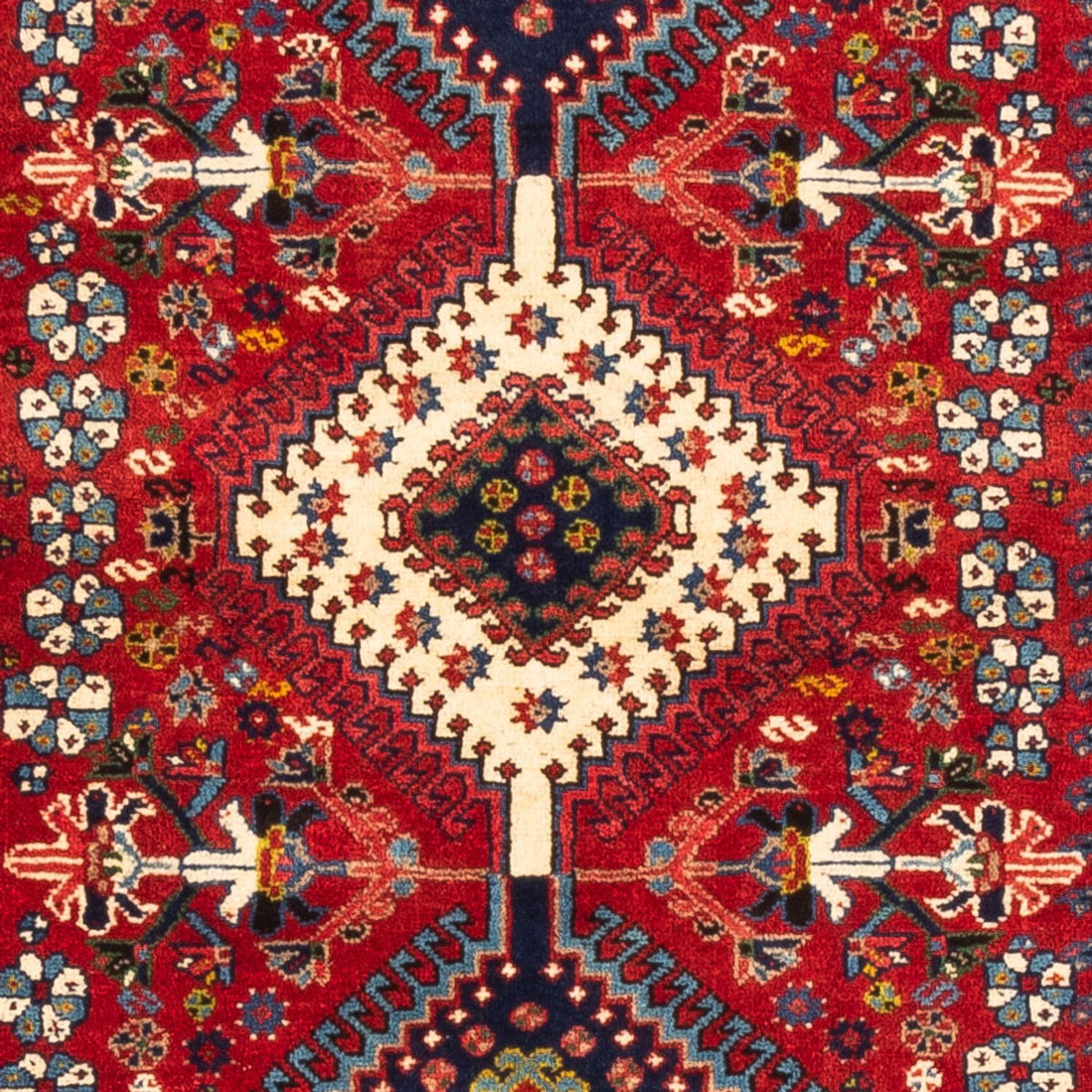 Tapis de couloir Tapis persan - Nomadic - 195 x 82 cm - rouge
