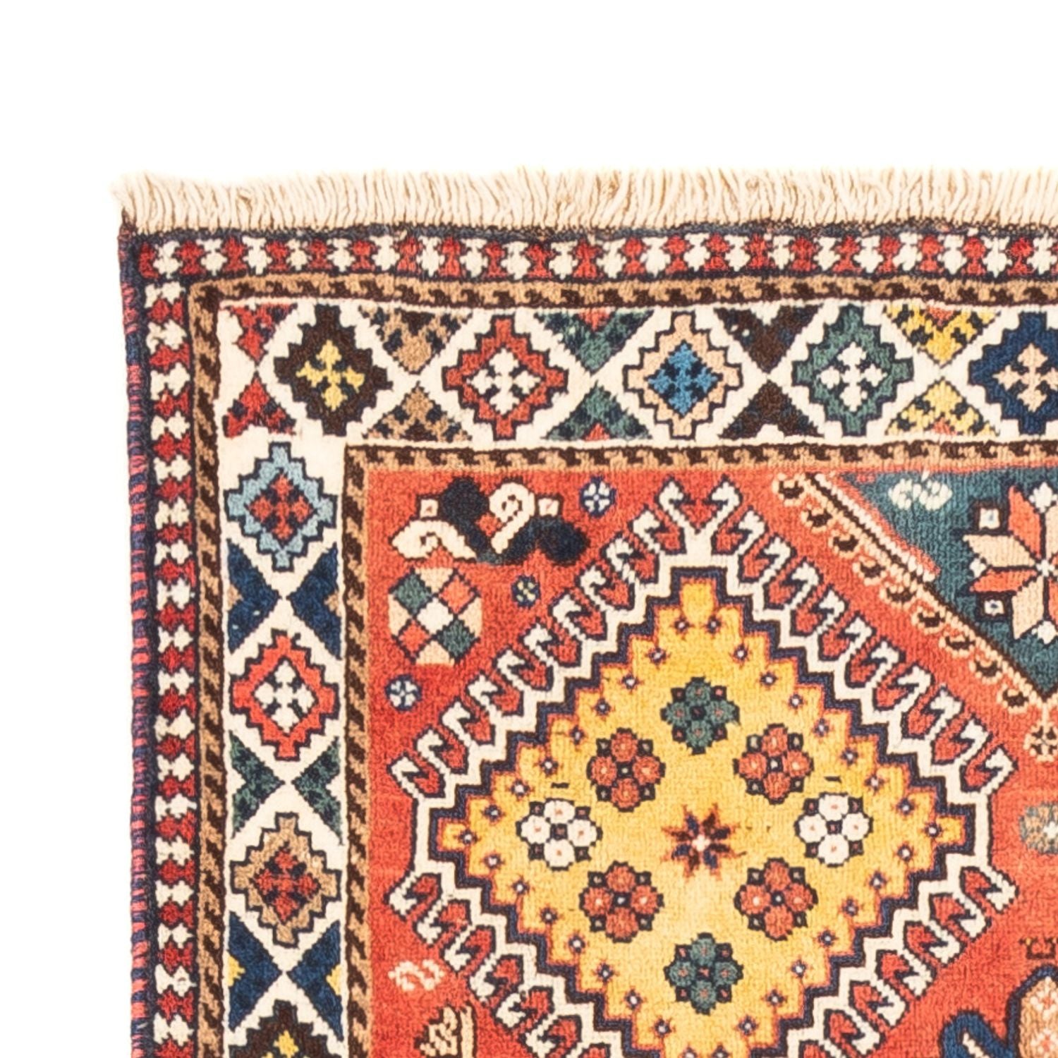 Tapis de couloir Tapis persan - Nomadic - 190 x 81 cm - rouge