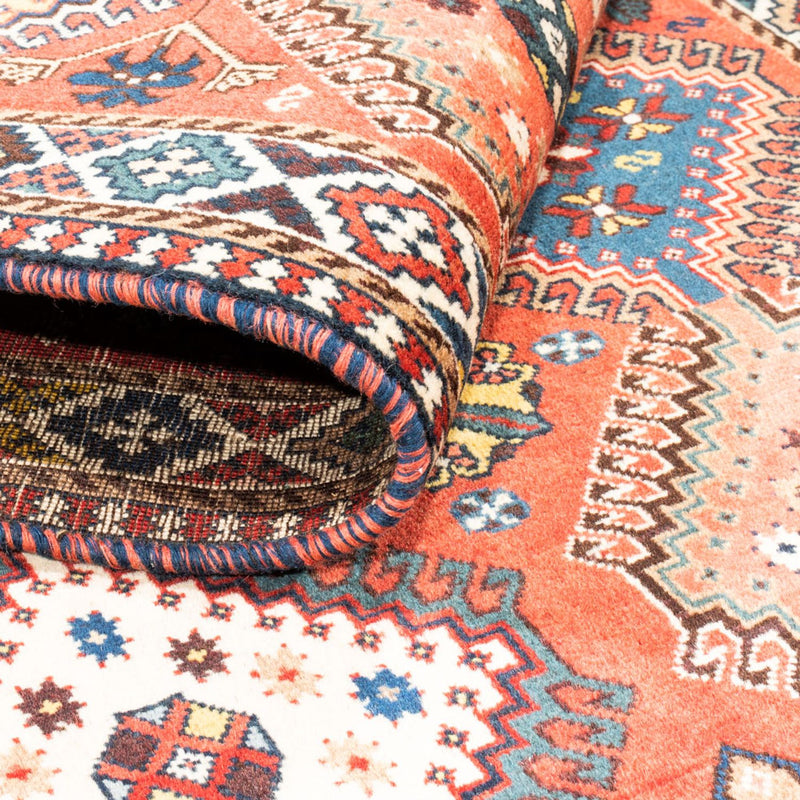 Tapis de couloir Tapis persan - Nomadic - 190 x 81 cm - rouge