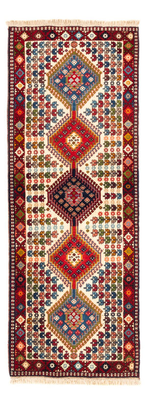 Tapis de couloir Tapis persan - Nomadic - 197 x 78 cm - crème